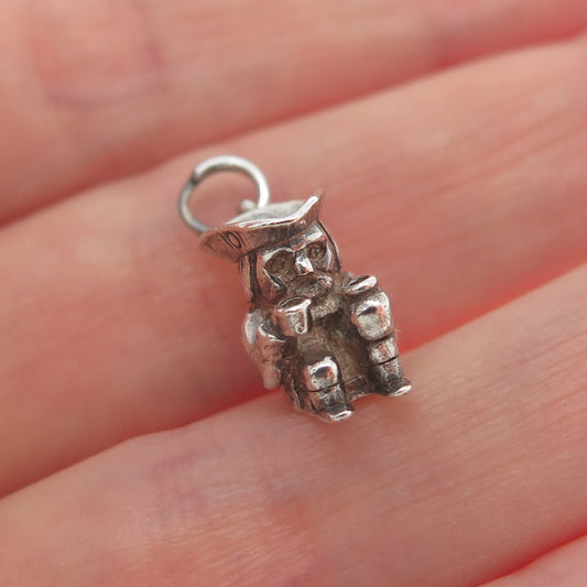 PAYTON PEPPER & SONS Sterling Silver Vintage 1959 Birmingham Pirate Mini Pendant