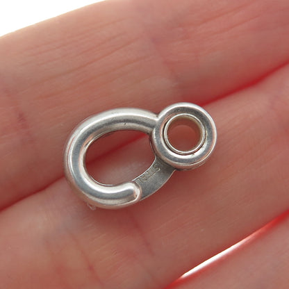 925 Sterling Silver Antique Art Deco Bracelet / Necklace Slide Lock Clasp