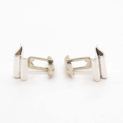 925 Sterling Silver Vintage Mexico Square Cufflinks