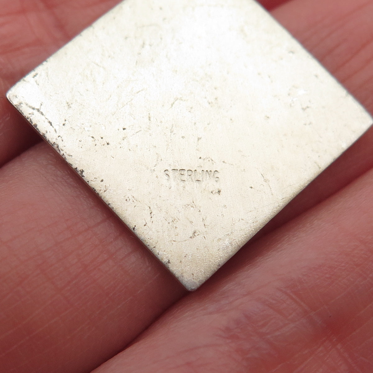 925 Sterling Silver Vintage Members Will Feel Inspirational Charm Pendant