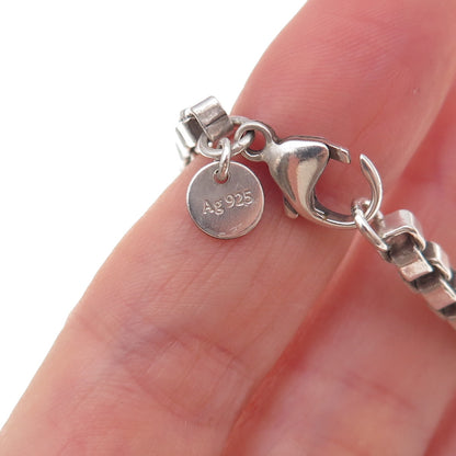 Tiffany & Co. 925 Sterling Silver Vintage Venetian Link Bracelet 7.75"