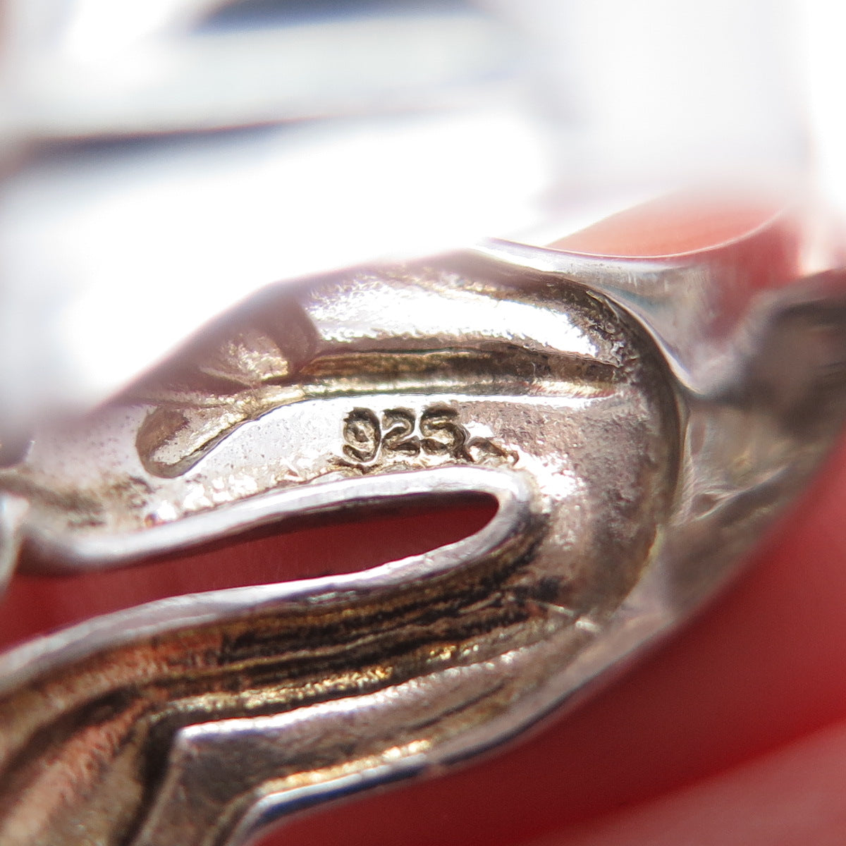 MODA Sterling Silver Vintage Turquoise Blue Spinel Modernist Flower Ring Size 7