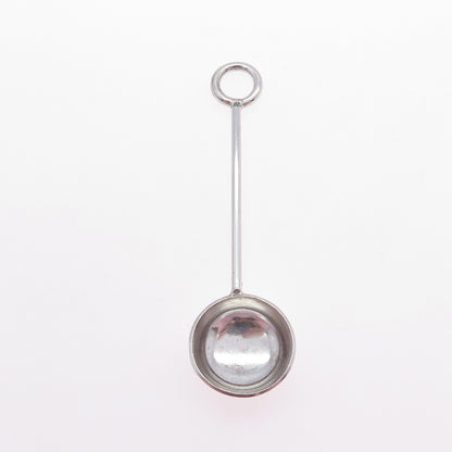 925 Sterling Silver Vintage Snuff Spoon / Ladle Charm Pendant