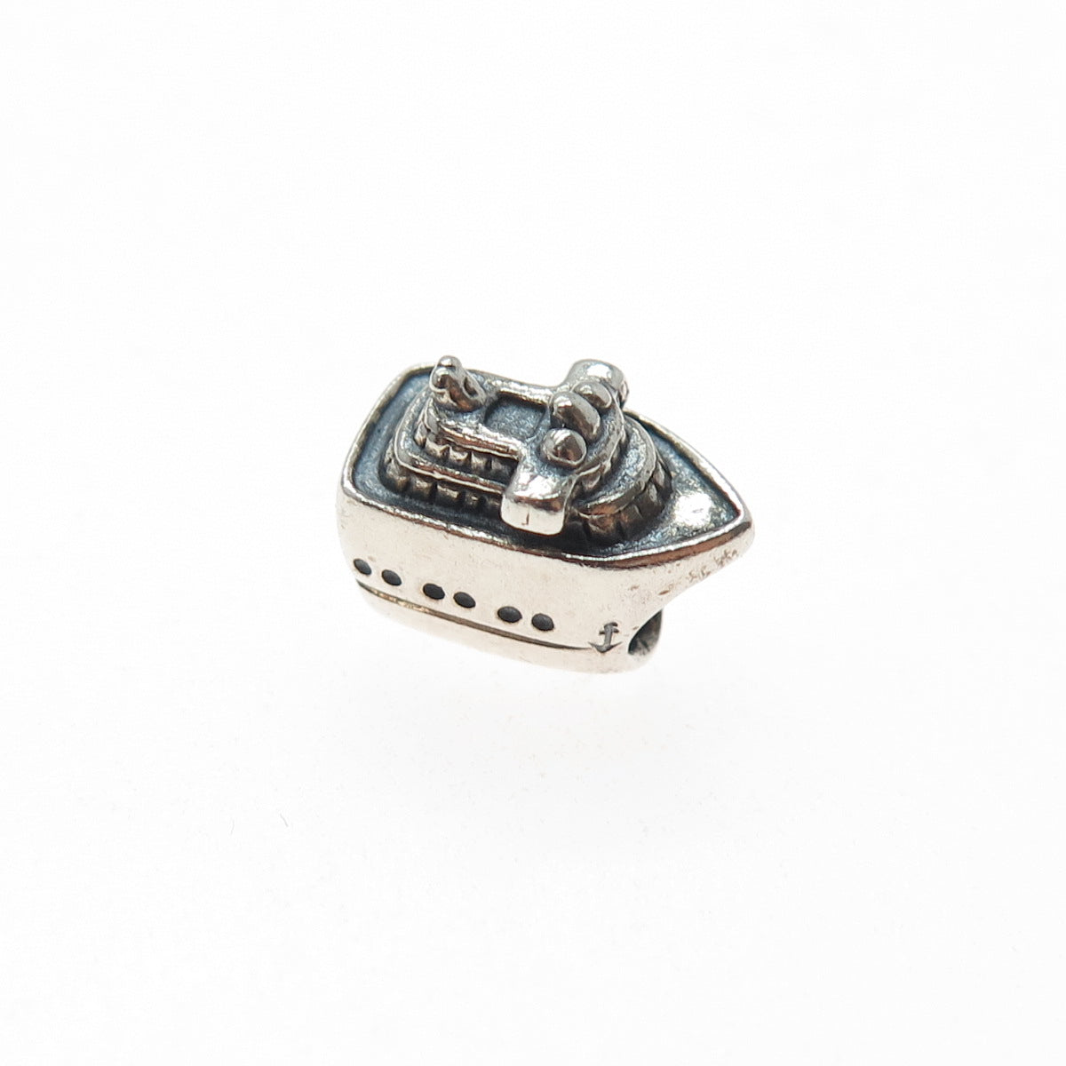 CHAMILIA 925 Sterling Silver Cruise Ship Slide Bead Charm