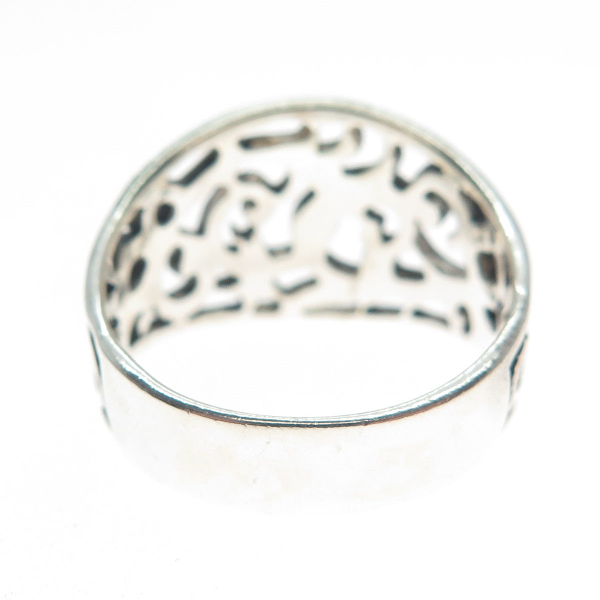 925 Sterling Silver Vintage Celtic Knot Ring Size 9.25
