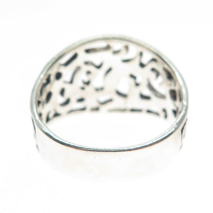 925 Sterling Silver Vintage Celtic Knot Ring Size 9.25