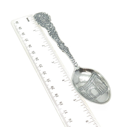 GORHAM 925 Sterling Silver Antique Memorial Arch States & Cities Coffee Spoon