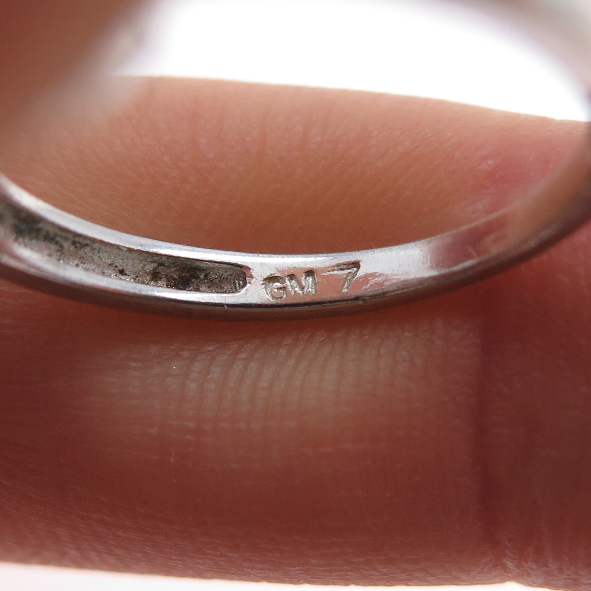 925 Sterling Silver Round-Cut C Z Interlocked Heart Infinity Ring Size 7