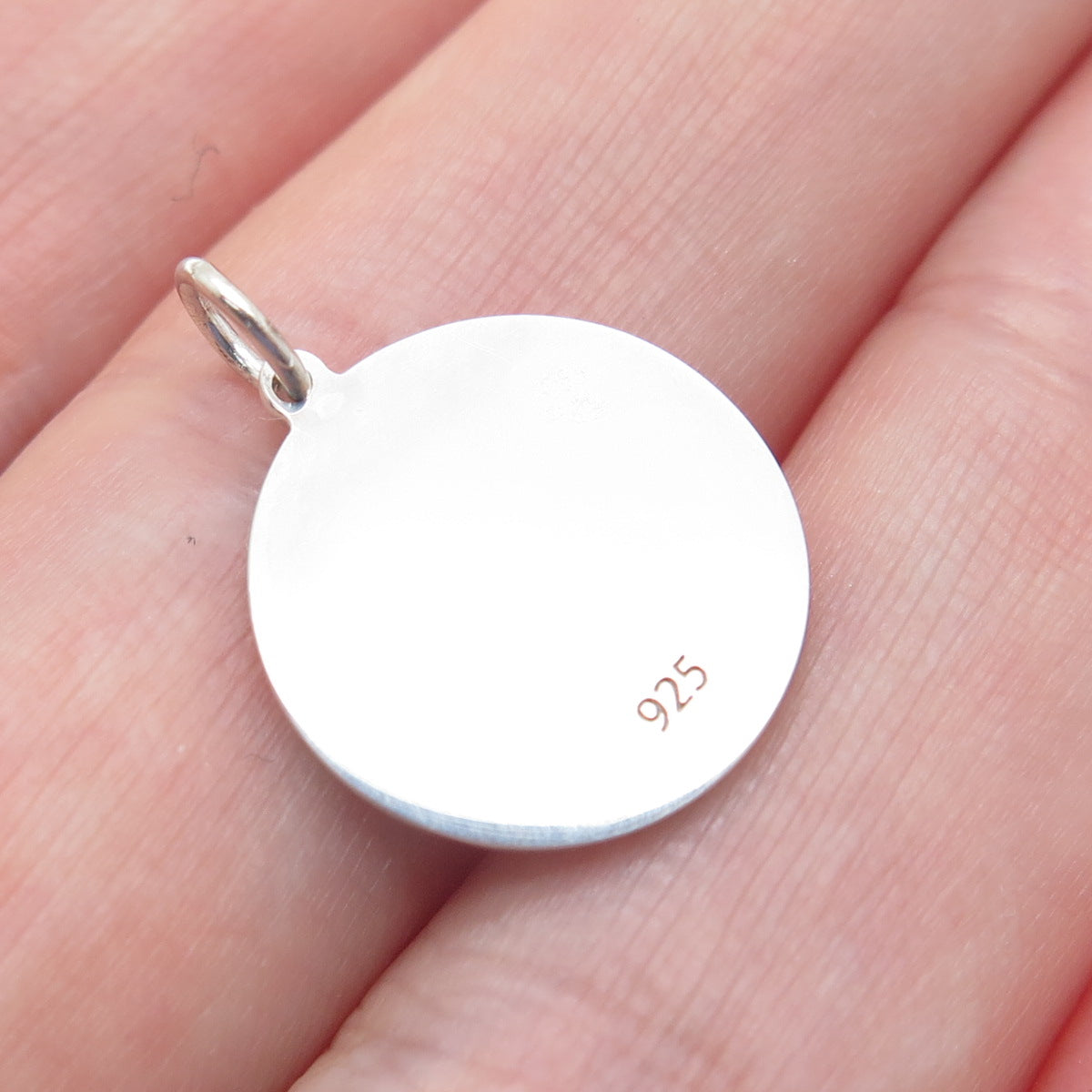 925 Sterling Silver Pink Enamel Dog & Cat Friendship Minimalist Charm Pendant