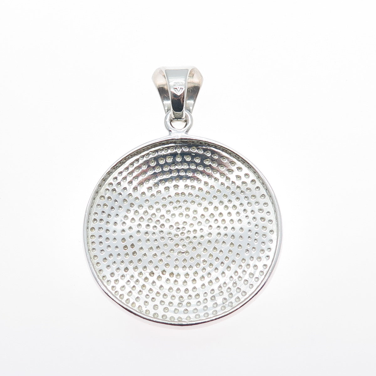SILPADA 925 Sterling Silver Vintage Modernist Disc Charm Pendant