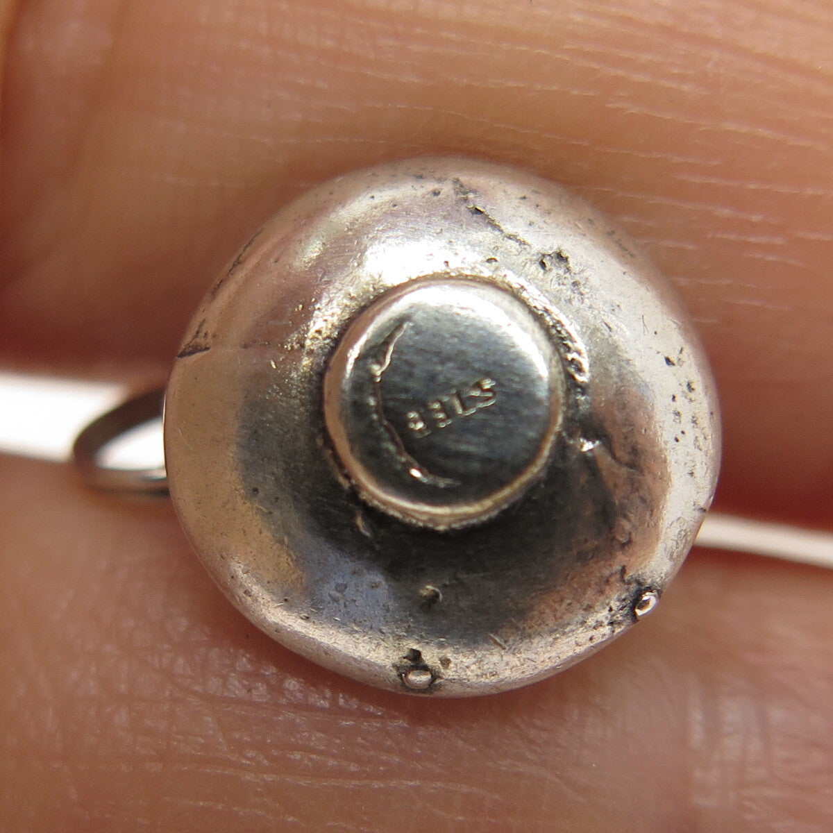 925 Sterling Silver Vintage Coffee Cup Oxidized Minimalist 3D Charm Pendant