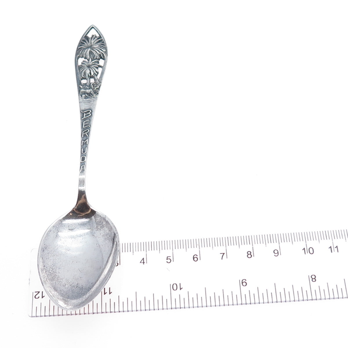 CHARLES M. ROBBINS 925 Sterling Silver Antique Art Deco Bermuda Coffee Spoon