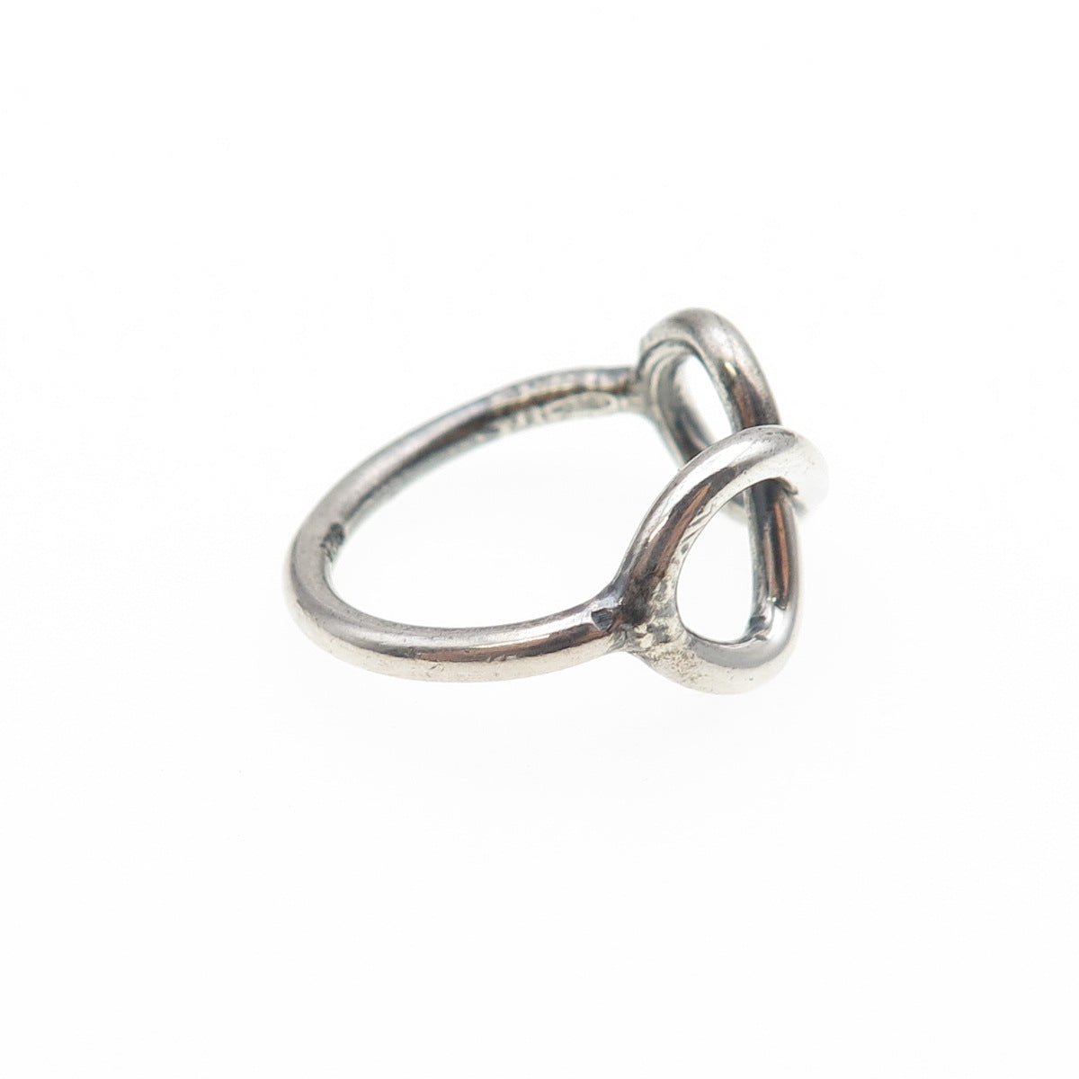 925 Sterling Silver Vintage Infinity Ring Size 5.75