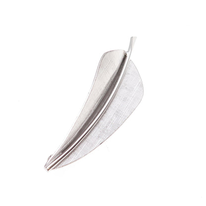 Winard 925 Sterling Silver Vintage Feather Pin Brooch