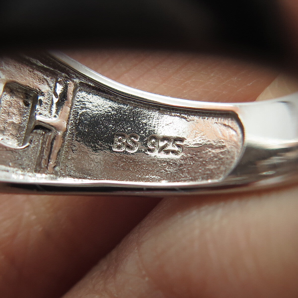 925 Sterling Silver Princess-Cut & Round-Cut Shaped C Z Ring Size 9.25