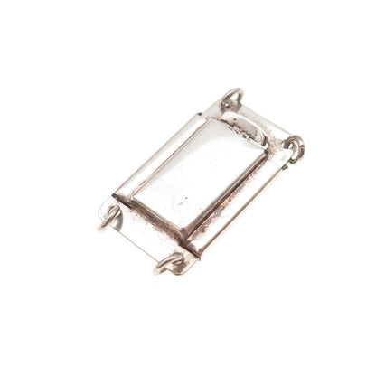925 Sterling Silver Vintage England Bracelet / Necklace Box Lock Clasp