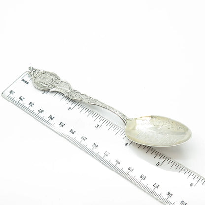 925 Sterling Silver Antique Art Deco George L. Vose NY States & Cities Spoon