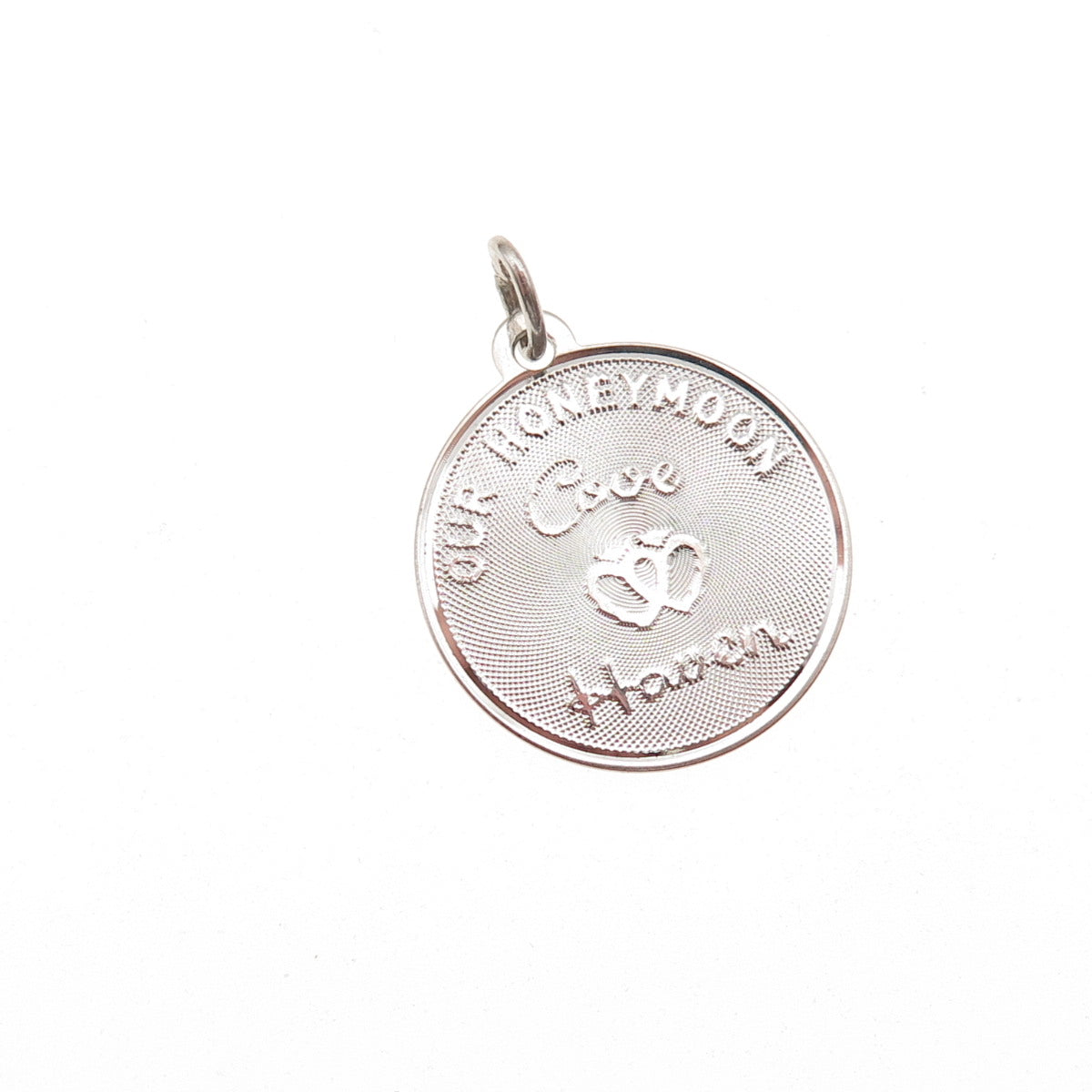 Crea 925 Sterling Silver Vintage Our Honeymoon Cove Haven Charm Pendant
