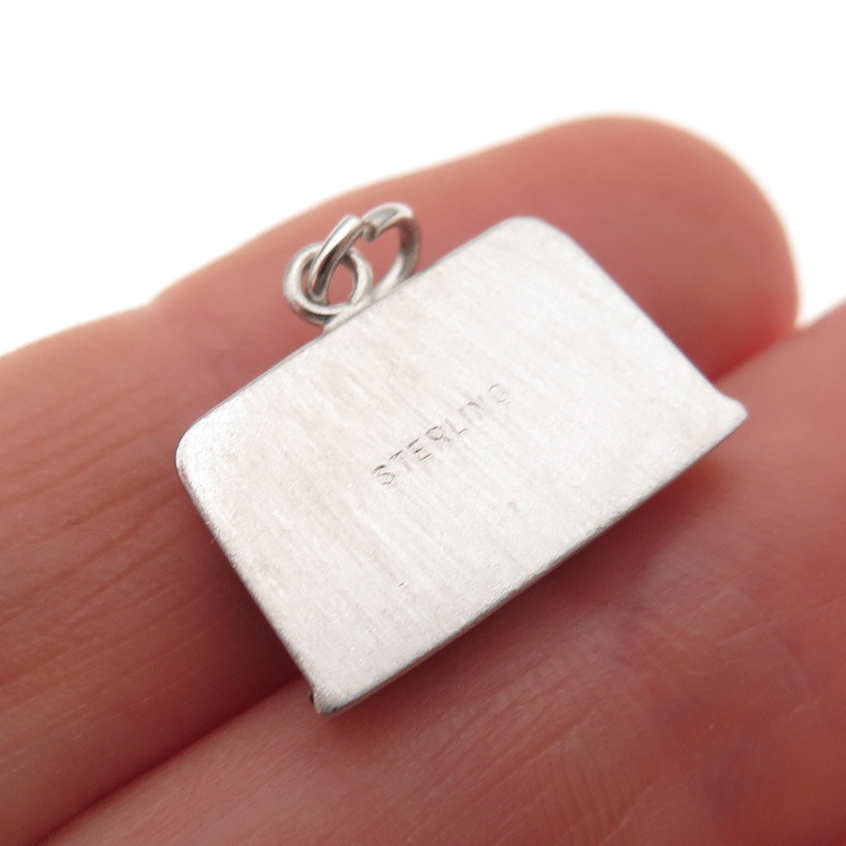 Art's Elegance 925 Sterling Silver Vintage Retro Radio Charm Pendant