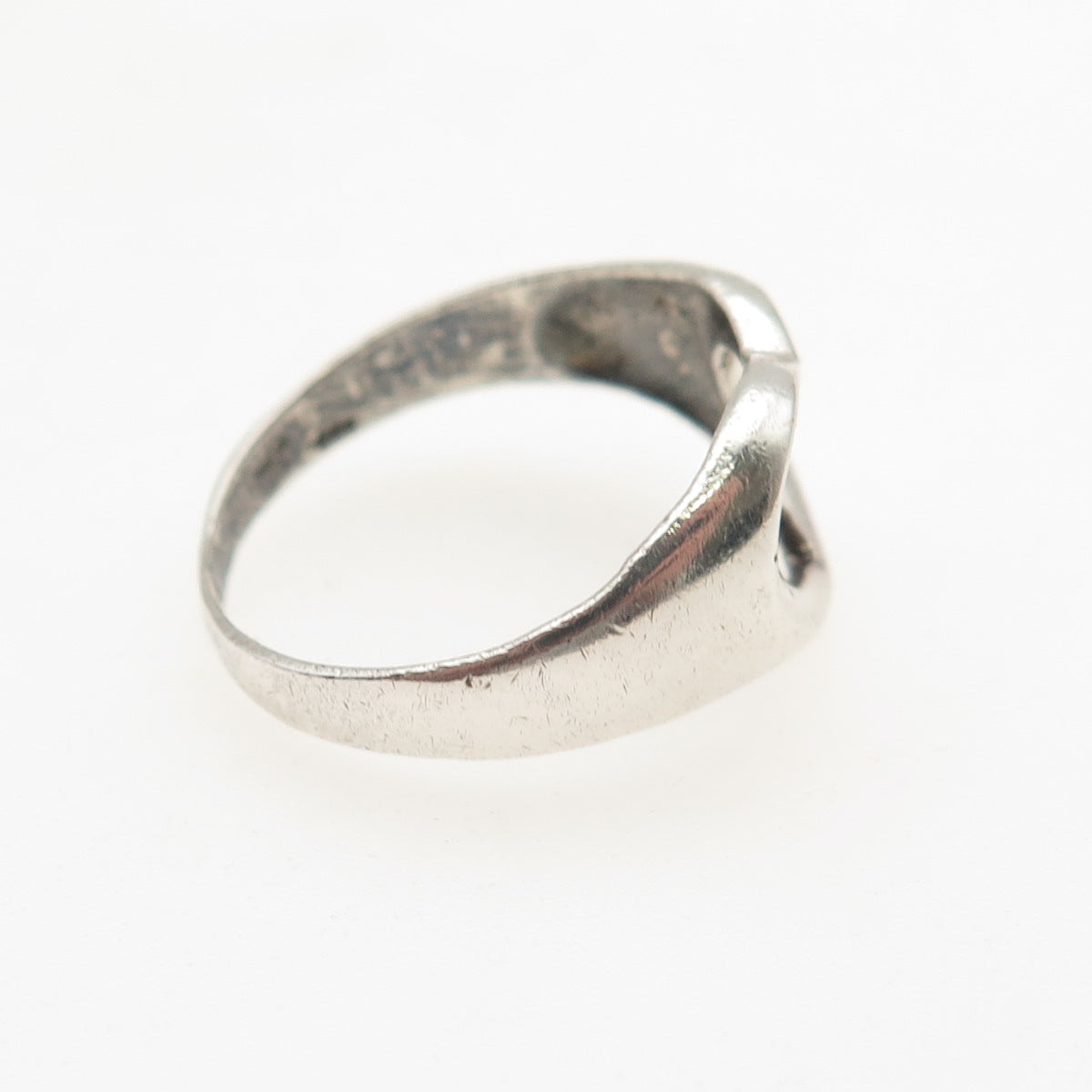 JACKSON HOLE 925 Sterling Silver Vintage Open Heart Ring Size 7.5