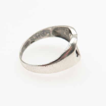JACKSON HOLE 925 Sterling Silver Vintage Open Heart Ring Size 7.5