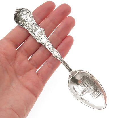 Mechanics 925 Sterling Silver Antique Art Deco Hartford Connecticut Coffee Spoon