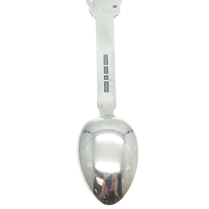 BRODRENE LOHNE 830S Silver Vintage Norway Oslo States & Cities Coffee Spoon #522