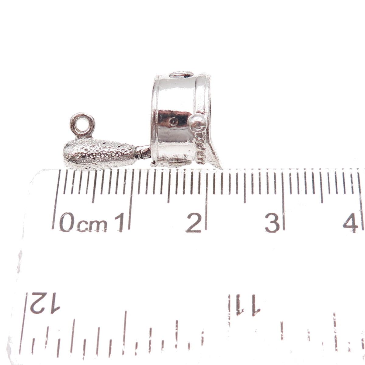 Kinney 925 Sterling Silver Vintage Drum Majorette Band Leader Hat Charm Pendant