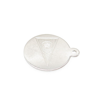 ELCO 925 Sterling Silver Vintage American Yacht Club Minimalist Charm Pendant