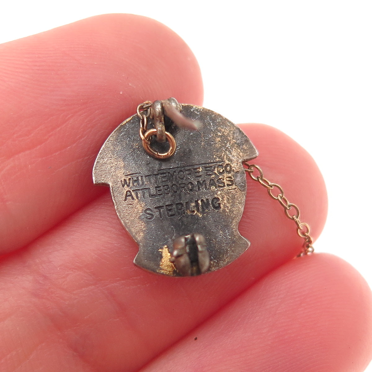 Whittemore & Co. 925 Sterling Antique WWII 29th Infantry Division Sweetheart Pin