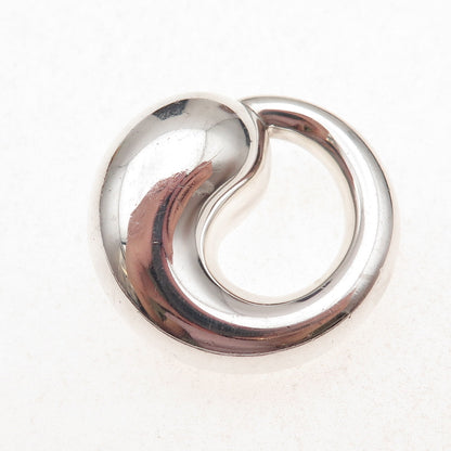 Tiffany & Co. Elsa Peretti Sterling Silver Vintage Large Eternal Circle Pendant