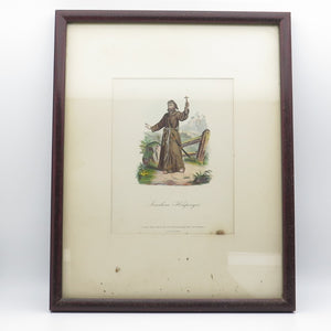 ANTIQUE End XIX Hand-Colored Lithograph Joahim Hastinger C.A.Czichna