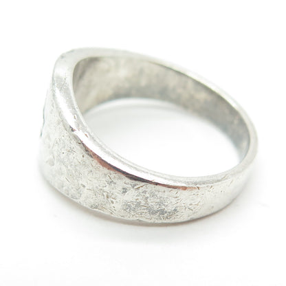 925 Sterling Silver Vintage Medical Cross Ring Size 10.25
