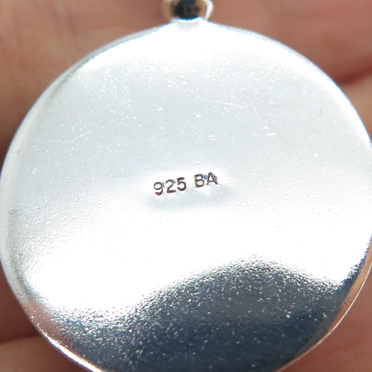 SUARTI BALI 925 Sterling Silver Vintage Real MOP Beaded Charm Pendant