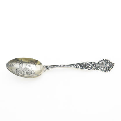 Fessenden & Co. 925 Sterling Silver Antique Art Deco Wisconsin Coffee Spoon