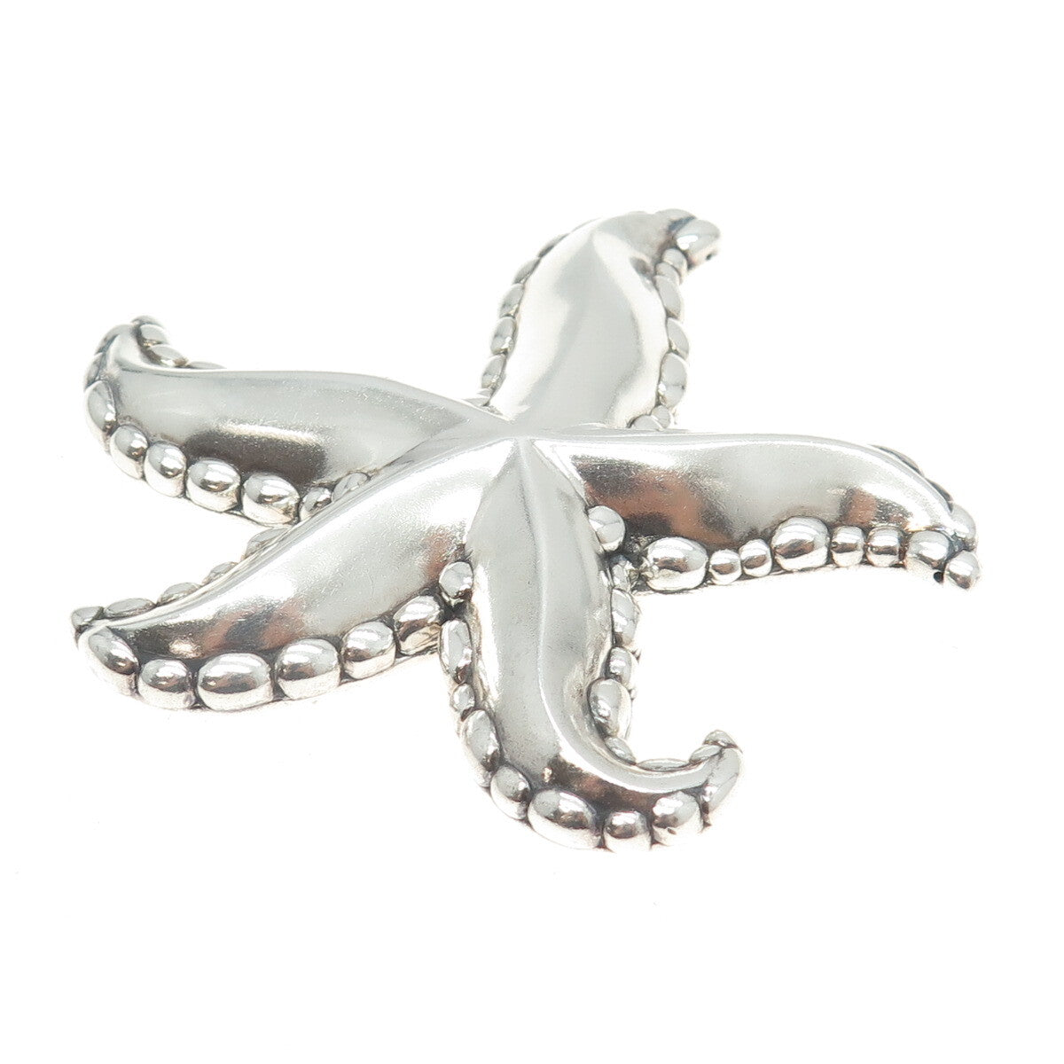925 Sterling Silver Vintage Starfish Pin Brooch