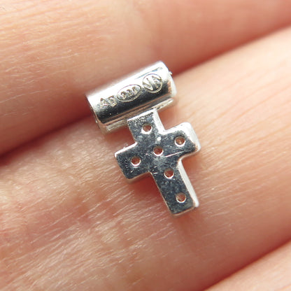 NOMINATION Italy 925 Sterling Silver C Z Cross SeiMia Pendant