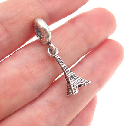Pandora 925 Sterling Silver Paris Eiffel Tower Dangle Charm