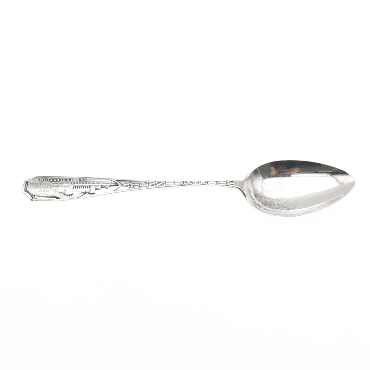 Watson Sterling Silver Antique Art Deco Atlantic City Auditorium Coffee Spoon