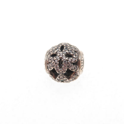 Pandora 925 Sterling Silver C Z Essence Appreciation Slide Bead Charm