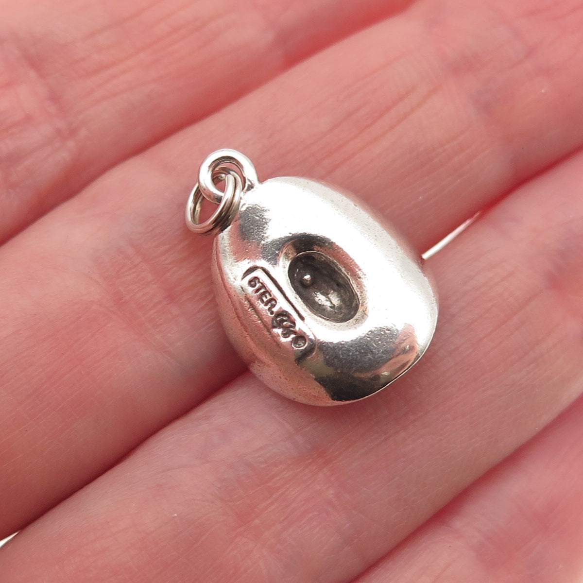 Carolyn Pollack 925 Sterling Silver Vintage Cowboy Hat 3D Mini Charm Pendant