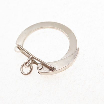 800 Silver Vintage Egypt Key Fob Ring