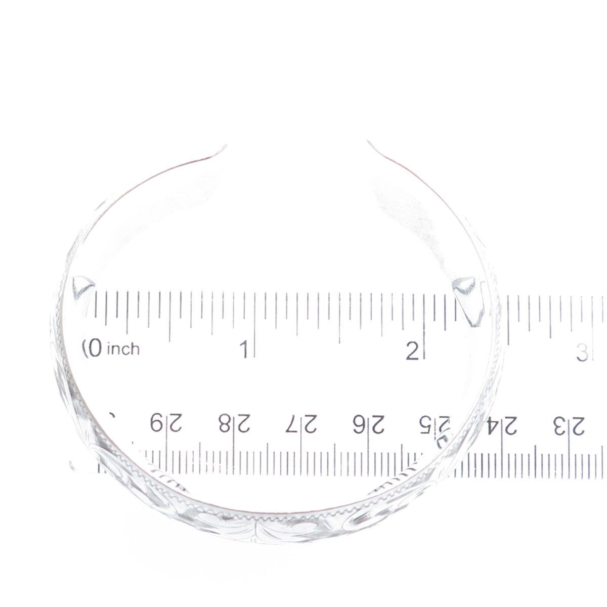 950 Silver Antique Japan Engraved Floral Leaf Adjustable Wide Cuff Bracelet 6.5"