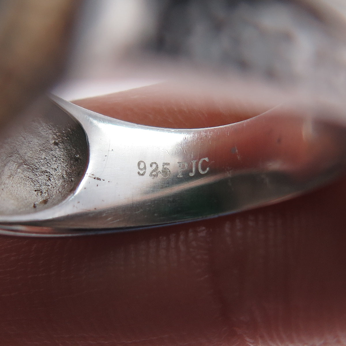 925 Sterling Silver 2-Tone Real Doublet Chrome Diopside Ring Size 7.25