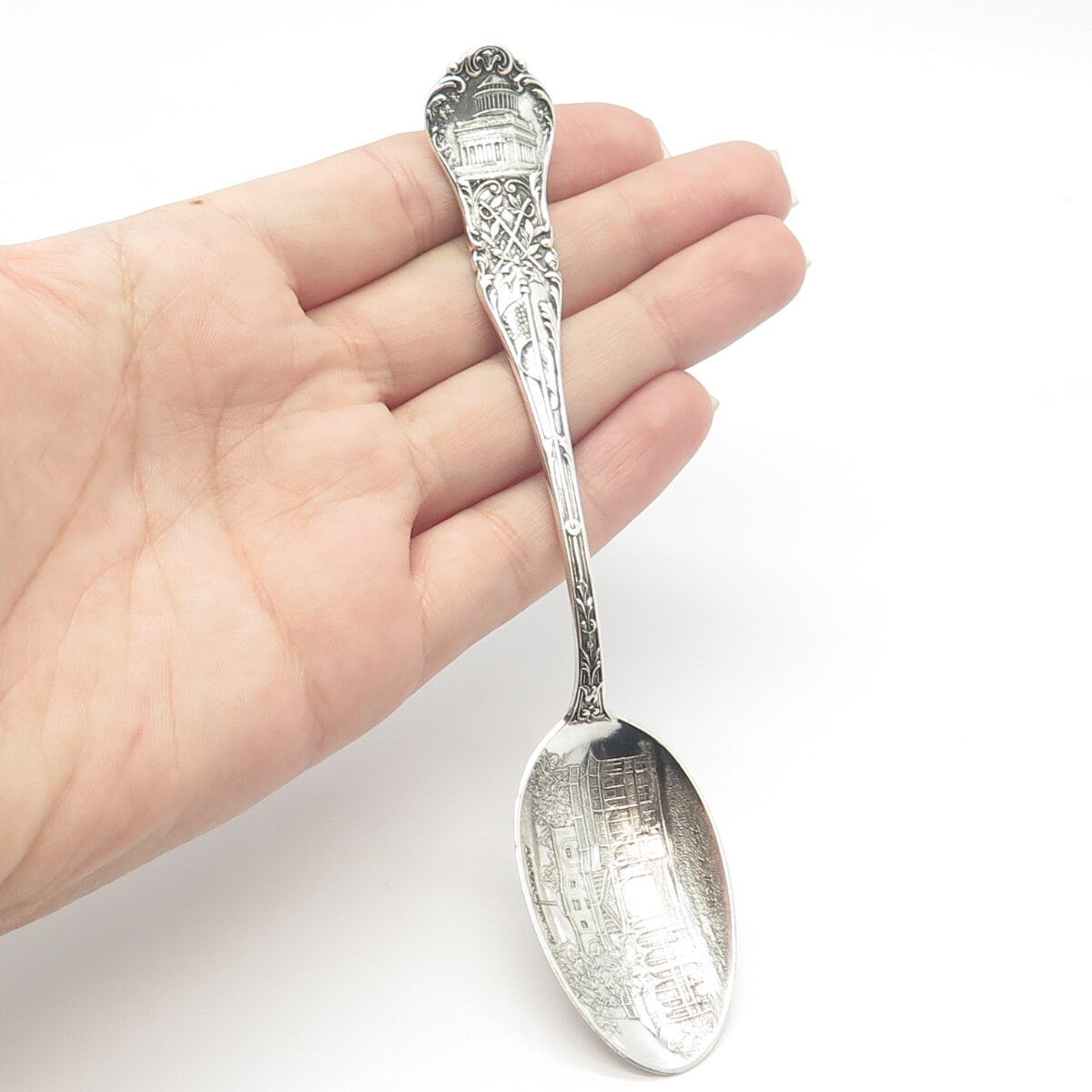 925 Sterling Silver Antique Gorham Elmer E. Sanborn Claremont Demitasse Spoon