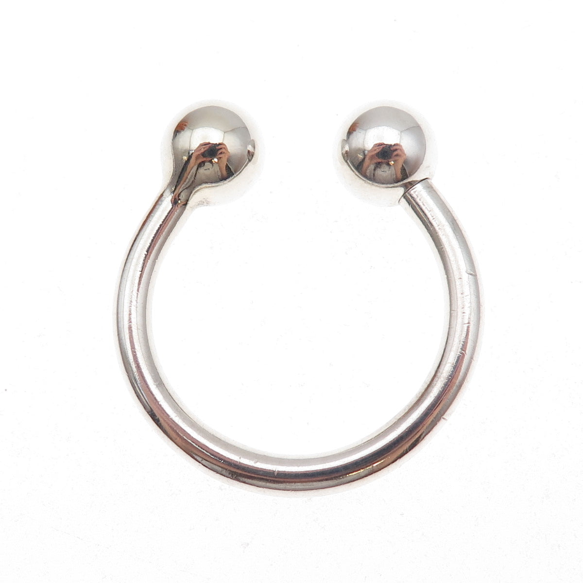 Tiffany & Co. 925 Sterling Silver Vintage Screw Off Key Ring Holder