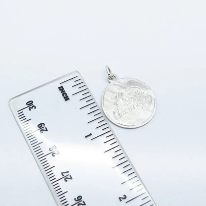 925 Sterling Silver Vintage Griffith & Sons Co "Happy Anniversary" Pendant