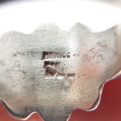 925 Sterling Silver Vintage Mexico Modernist Ring Size 6.75
