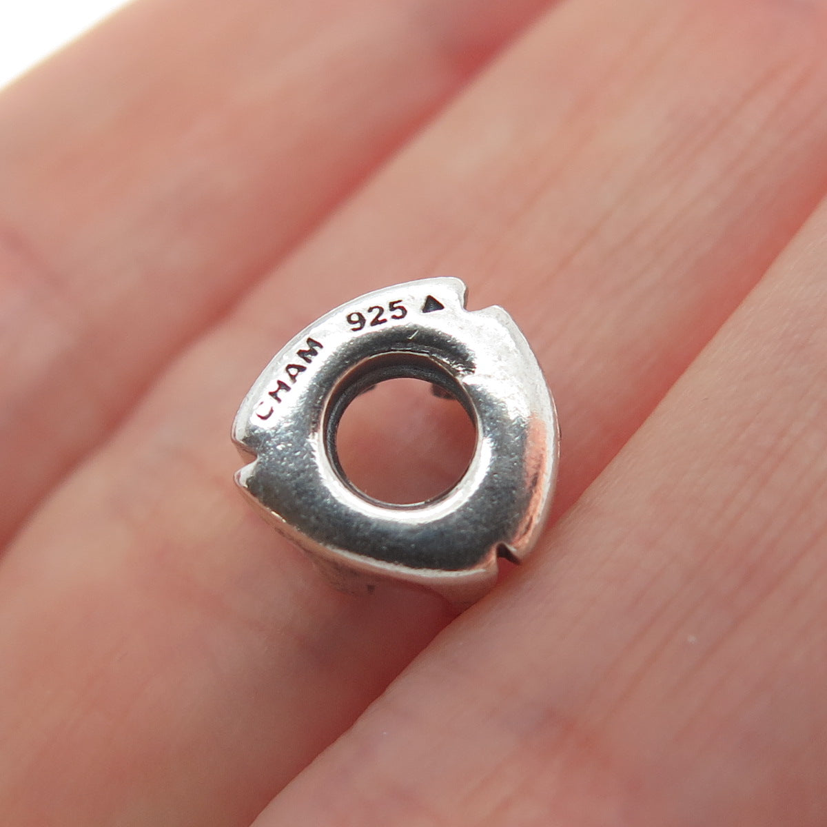 CHAMILIA 925 Sterling Silver Letter F Initial Bead Charm