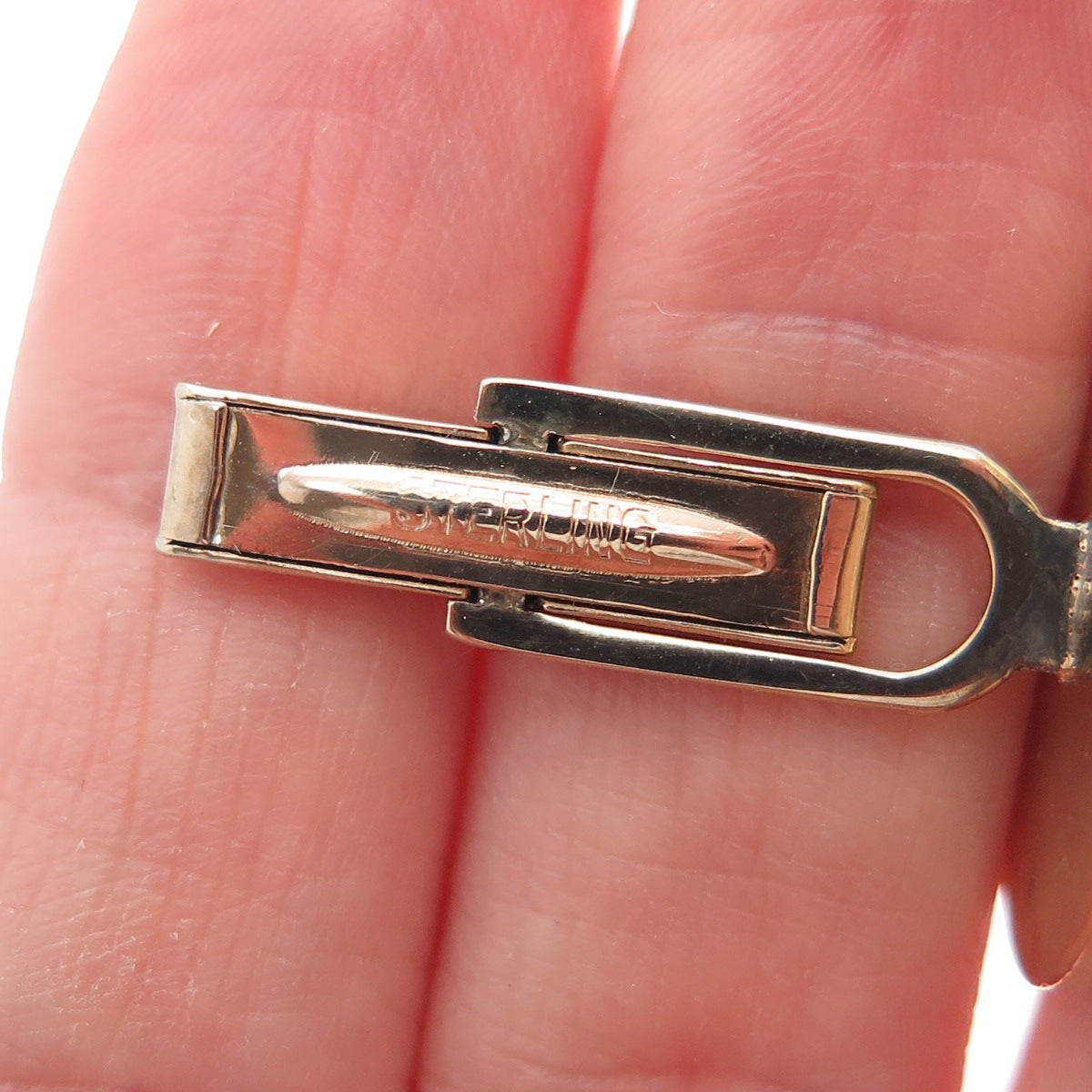 AVEDON 925 Sterling Silver Rose Gold Plated Vintage Round Cufflinks